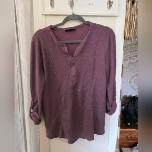 Jane and Delancey Plum Henley Tunic